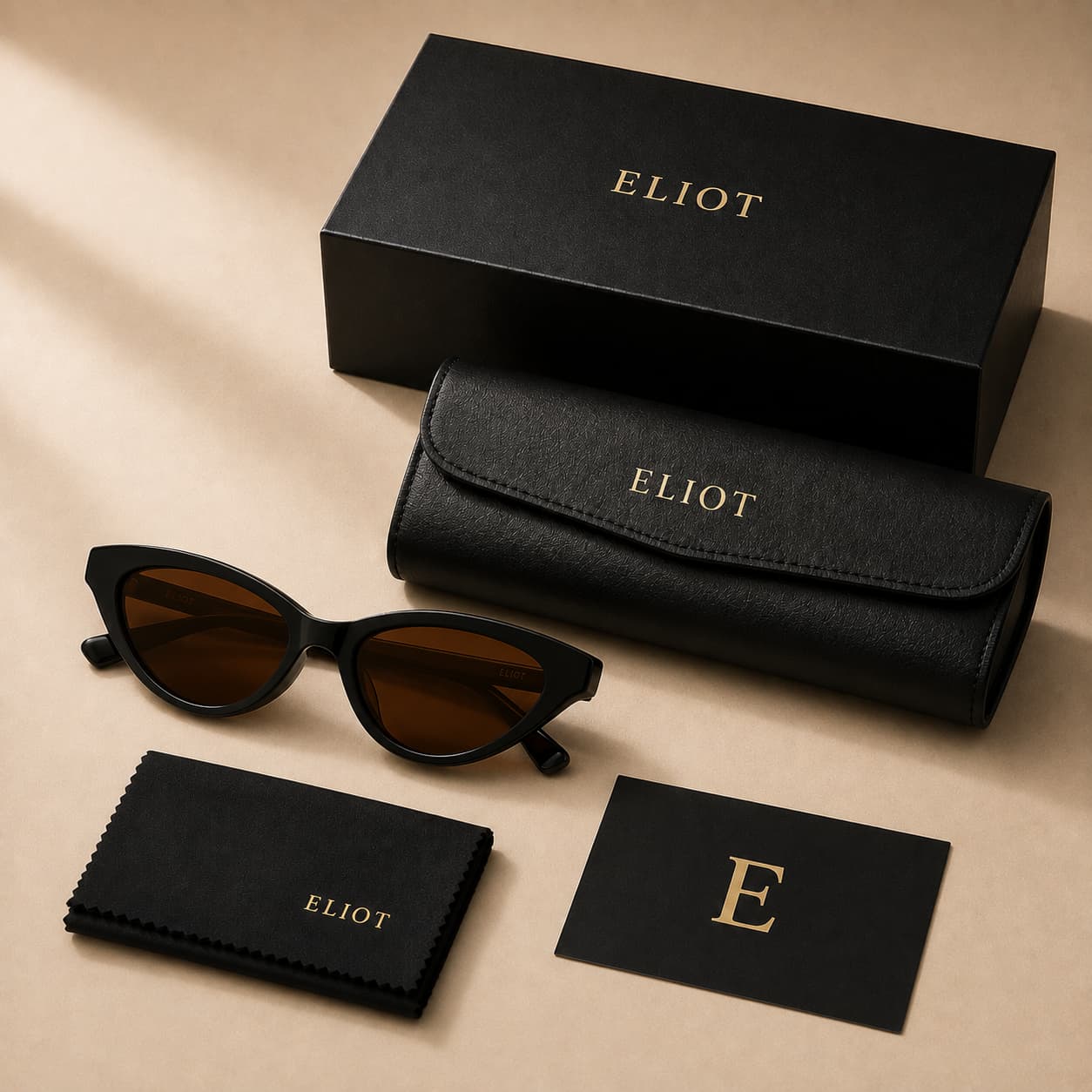 Écrin ELIOT et lunettes Luna