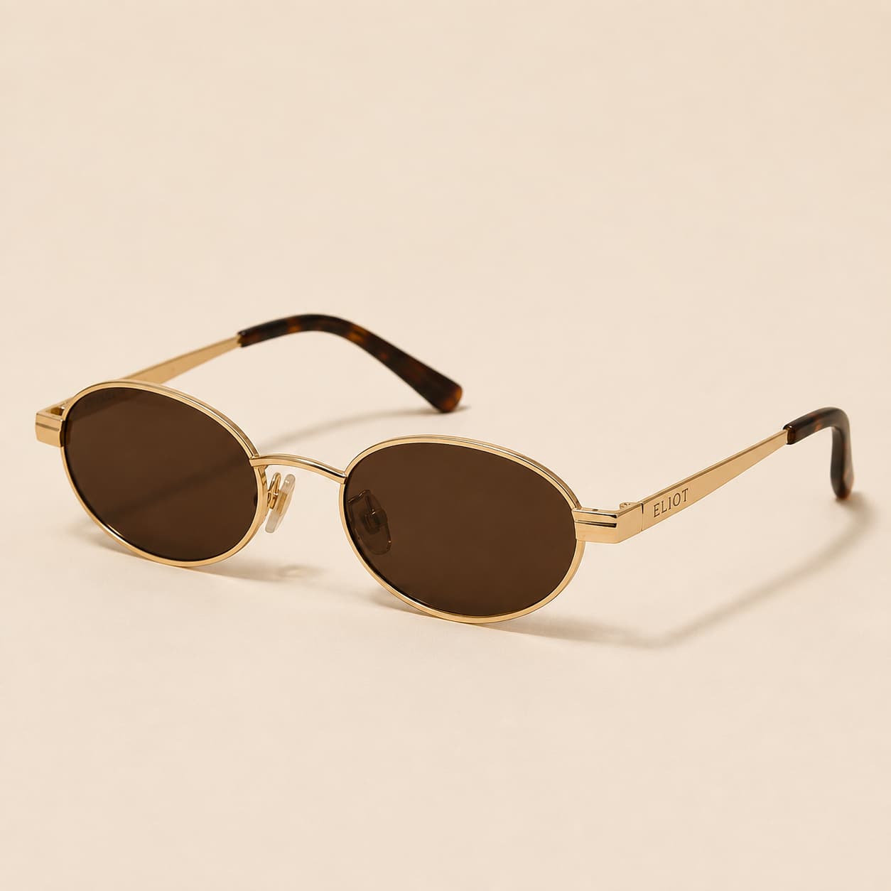 Lunettes Solea, Or · Brun